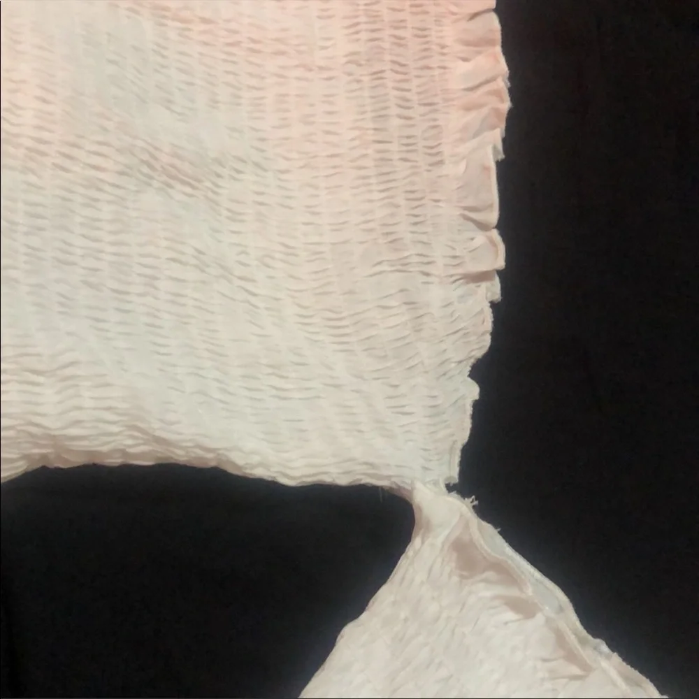 NWOT Shirred Off The Shoulder Dress - Picture 4 of 6